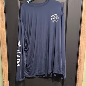 Salt Life Men's Blue Long Sleeve Shirt